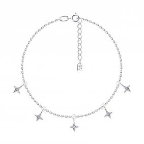 Серебряный браслет SOKOLOV 94050965-91 с фианитом 94050965-91 фото