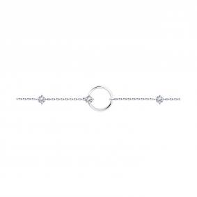 Серебряный браслет SOKOLOV 94050974-91 с фианитом 94050974-91 фото