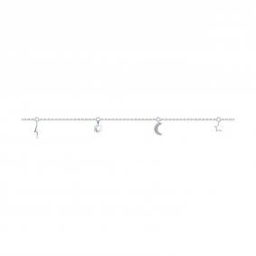 Серебряный браслет SOKOLOV 94050995 с фианитом 94050995 фото