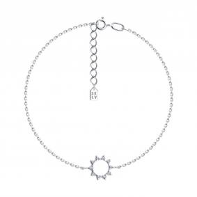 Серебряный браслет SOKOLOV 94050999-91 с фианитом 94050999-91 фото