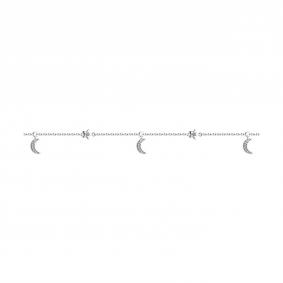 Серебряный браслет SOKOLOV 94051016-91 с фианитом 94051016-91 фото