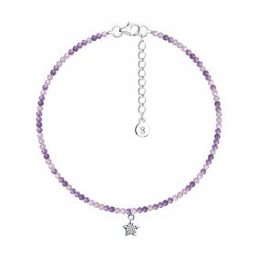 Серебряный браслет SOKOLOV 94051028-91 с фианитом 94051028-91 фото