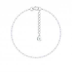 Серебряный браслет SOKOLOV 94051037 с фианитом 94051037 фото