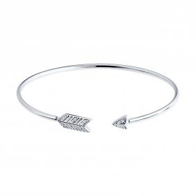 Серебряный браслет SOKOLOV 94051038 с фианитом 94051038 фото