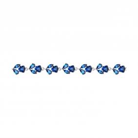 Серебряный браслет SOKOLOV 94051047-91 с фианитом 94051047-91 фото