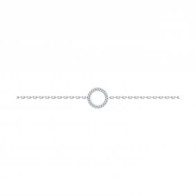 Серебряный браслет SOKOLOV 94051050-91 с фианитом 94051050-91 фото