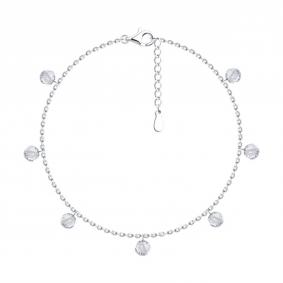 Серебряный браслет SOKOLOV 94051067-91 с фианитом 94051067-91 фото