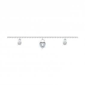 Серебряный браслет SOKOLOV 94051081-91 с фианитом 94051081-91 фото