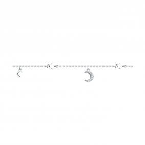 Серебряный браслет SOKOLOV 94051090-91 с фианитом 94051090-91 фото