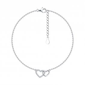 Серебряный браслет SOKOLOV 94051100-91 с фианитом 94051100-91 фото