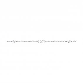 Серебряный браслет SOKOLOV 94051113-91 с фианитом 94051113-91 фото