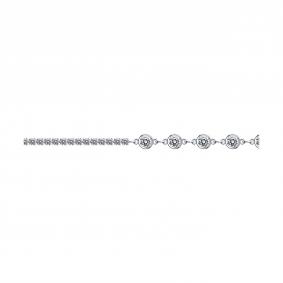 Серебряный браслет SOKOLOV 94051130-91 с фианитом 94051130-91 фото