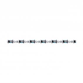 Серебряный браслет SOKOLOV 94051131-91 с фианитом 94051131-91 фото