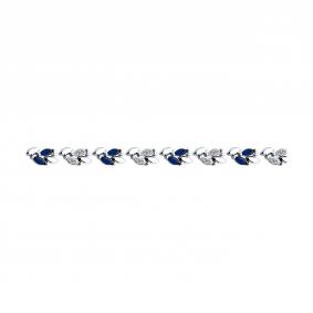 Серебряный браслет SOKOLOV 94051134-91 с фианитом 94051134-91 фото