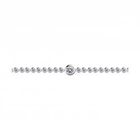 Серебряный браслет SOKOLOV 94051140-91 с фианитом 94051140-91 фото