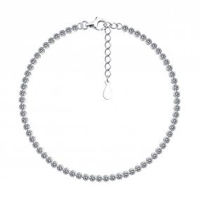 Серебряный браслет SOKOLOV 94051151-91 с фианитом 94051151-91 фото