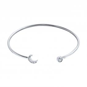 Серебряный браслет SOKOLOV 94051159 с фианитом 94051159 фото