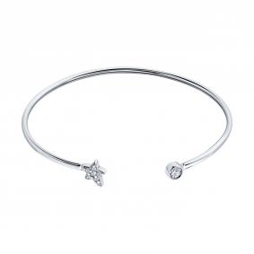 Серебряный браслет SOKOLOV 94051160 с фианитом 94051160 фото