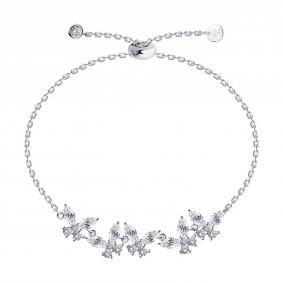 Серебряный браслет SOKOLOV 94051179 с фианитом 94051179 фото