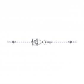 Серебряный браслет SOKOLOV 94051185 с фианитом 94051185 фото