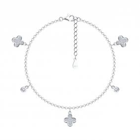 Серебряный браслет SOKOLOV 94051213-91 с фианитом 94051213-91 фото