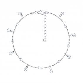 Серебряный браслет на ногу SOKOLOV 94051269 94051269 фото