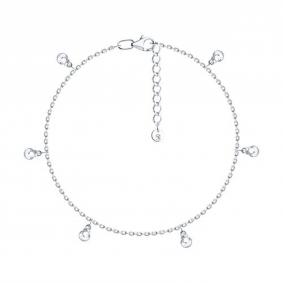 Серебряный браслет на ногу SOKOLOV 94051281 94051281 фото