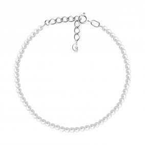 Серебряный браслет SOKOLOV 94051536 с жемчугом 94051536 фото