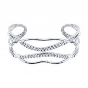 Серебряный браслет SOKOLOV 94051627 с фианитом 94051627 фото