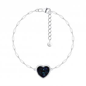 Серебряный браслет SOKOLOV с кристальной тканью 94051633 94051633 фото