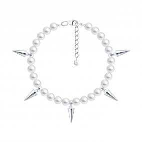 Серебряный браслет SOKOLOV 94051635 с жемчугом 94051635 фото