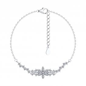 Серебряный браслет SOKOLOV 94051636-91 с фианитом 94051636-91 фото