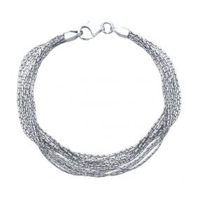 Серебряный браслет плетение Фантазийное SOKOLOV 94054539 94054539 фото