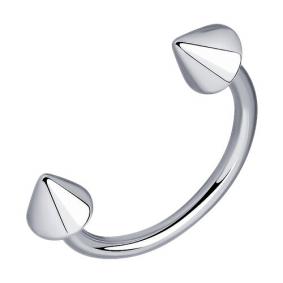 Серебряный пирсинг в бровь SOKOLOV 94060103 94060103 фото