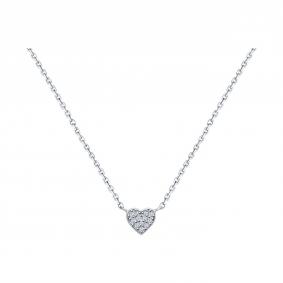 Серебряное колье SOKOLOV 94070167 с фианитом 94070167 фото