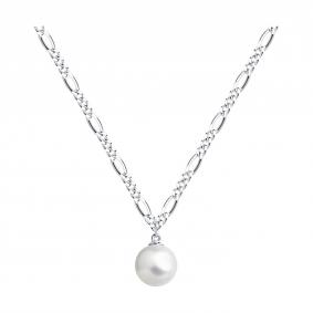 Серебряное колье SOKOLOV 94070468 с жемчугом Swarovski 94070468 фото