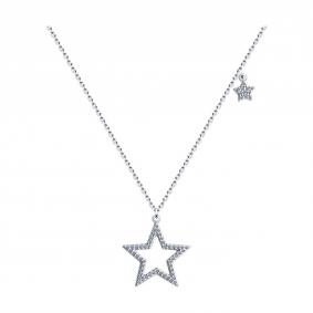 Серебряное колье SOKOLOV 94070650 с фианитом 94070650 фото