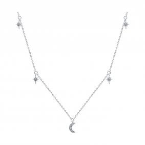 94070668-91: Колье из серебра с фианитами 94070668-91 фото