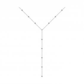 Серебряное колье SOKOLOV 94070670 с фианитом 94070670 фото