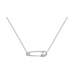 Серебряное колье SOKOLOV 94070694-91 с фианитом 94070694-91 фото