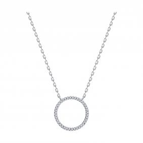 94070864-91: Колье из серебра с фианитами 94070864-91 фото