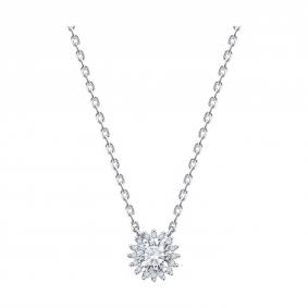 Серебряное колье SOKOLOV 94070897-91 с фианитом 94070897-91 фото