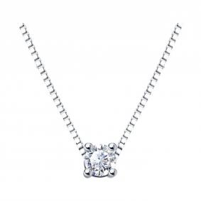 Серебряное колье SOKOLOV 94070899-91 с фианитом 94070899-91 фото