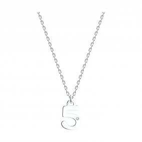 94070906-91: Колье из серебра с фианитом 94070906-91 фото