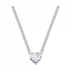 Серебряное колье SOKOLOV 94070914-91 с фианитом 94070914-91 фото