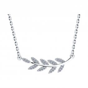 94070932-91: Колье из серебра с фианитами 94070932-91 фото