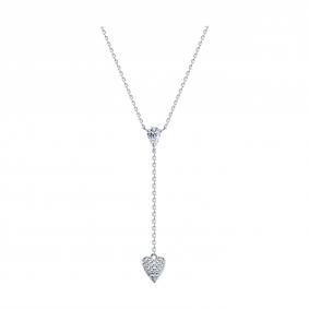 Серебряное колье SOKOLOV 94070947 с фианитом 94070947 фото