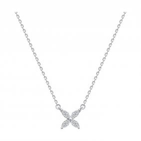 Серебряное колье SOKOLOV 94070976-91 с фианитом 94070976-91 фото