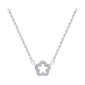 94070982-91: Колье из серебра с фианитами 94070982-91 фото