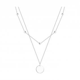 Серебряное колье SOKOLOV 94071228 94071228 фото